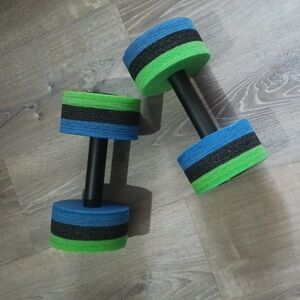 Aqua Fitness Underwater Styrofoam Dumbbell (Blue/Green)